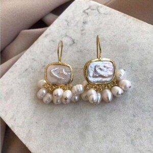 Pearl Drop Earrings S1282